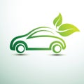 Eco car Royalty Free Stock Photo
