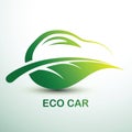 Eco car Royalty Free Stock Photo