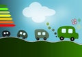 Eco cars Royalty Free Stock Photo