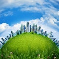 Eco City Royalty Free Stock Photo