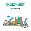 Eco City environment background