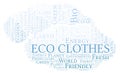 Eco Clothes word cloud.