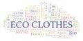 Eco Clothes word cloud.