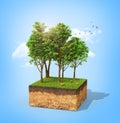 Eco concept. Royalty Free Stock Photo