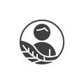 Eco conscious Consumer vector icon