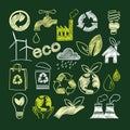 Eco doodle Royalty Free Stock Photo
