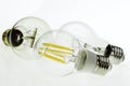 eco E27 LED bulbs, classic incandescent tungsten and retro edison