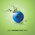 Eco Earth Globe Design Concept Royalty Free Stock Photo