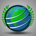 Eco Earth Globe Design Concept Royalty Free Stock Photo