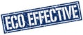 eco effective stamp Royalty Free Stock Photo