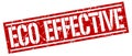 eco effective stamp Royalty Free Stock Photo