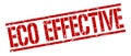 eco effective stamp Royalty Free Stock Photo