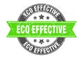 eco effective stamp Royalty Free Stock Photo