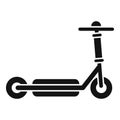 Eco electric scooter icon simple vector. Kick transport Royalty Free Stock Photo