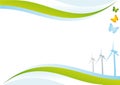 Eco energy background. Royalty Free Stock Photo