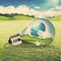 Eco energy concept. Royalty Free Stock Photo