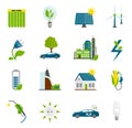 Eco Energy Flat Icons