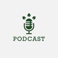 ECO Environmental Podcast Microphone Icon.