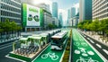 Eco-Expressways City Streets Paved with Green Transit Ideas from Electric Buses to Bike-Friendly Boulevards