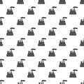 Eco factory pattern seamless vector