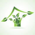 Eco family icon make home