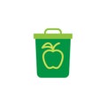 Eco Food waste flat icon