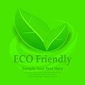 Eco friendly background