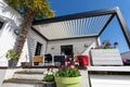 eco friendly bioclimatic aluminum pergola shade structure