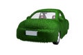 Eco-friendly car front view Royalty Free Stock Photo