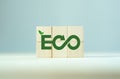 Eco friendly, circular economy, eco community, green factory and industry concept. Environmental sustainability. Royalty Free Stock Photo
