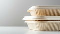 Eco-Friendly Disposable Tableware Collection. Generative ai