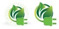 Eco Friendly Electricity Logo Solar