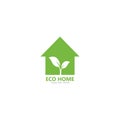 Eco friendly home logo vector icon illustration Royalty Free Stock Photo