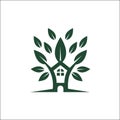 Eco Friendly Homes logo or symbol for property, real estate company