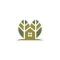 Eco Friendly Homes logo or symbol for property, real estate company