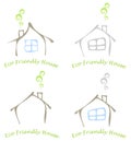 Eco friendly house Royalty Free Stock Photo