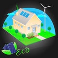 Eco Friendly House Royalty Free Stock Photo