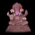 Eco friendly idol of hindu God Ganesha