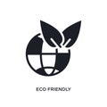 eco friendly isolated icon. simple element illustration from smart home concept icons. eco friendly editable logo sign symbol Royalty Free Stock Photo