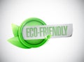 Eco friendly leaves banner illustration design