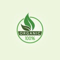 eco friendly natural label organic product sticker logo