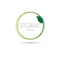 Eco Friendly Organic Natural Product Web Icon Logo