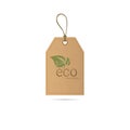 Eco Friendly Organic Natural Product Web Icon Tag Logo Royalty Free Stock Photo