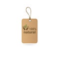 Eco Friendly Organic Natural Product Web Icon Tag Logo Royalty Free Stock Photo