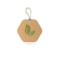 Eco Friendly Organic Natural Product Web Icon Tag Logo Royalty Free Stock Photo