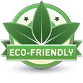 Eco-friendly product, food, or service label Royalty Free Stock Photo