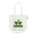 Eco friendly shopping bag. Zero waste element. Textile or fabric pack vector mockup