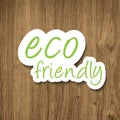 Eco friendly sign