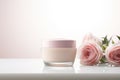 Eco-Friendly Skincare: Illuminate Your Beauty with a Stunning Jar AI Generated