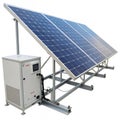 Eco-friendly solar panel energy system Royalty Free Stock Photo